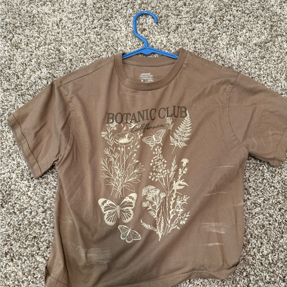 Brown Crop Top